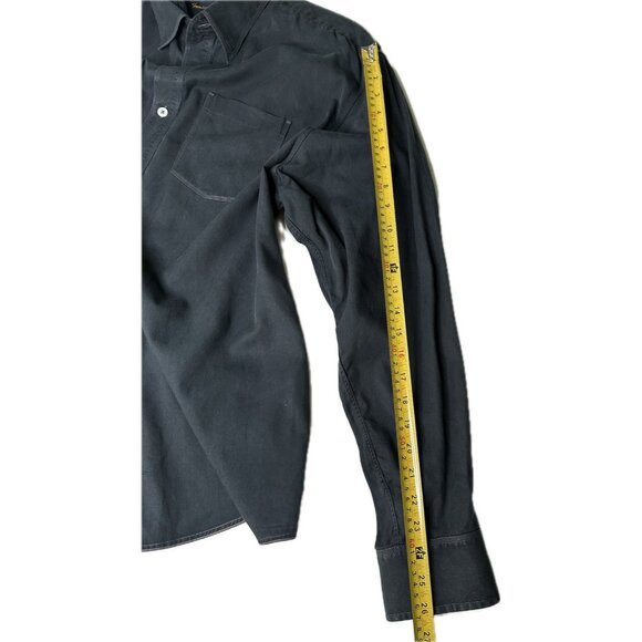 Tommy Bahama Island Crafted Shirt Mens XXL Black Tencel Button Down - Picture 6 of 7